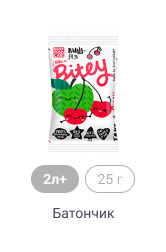 2л+, 25 г, Батончик