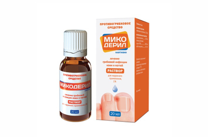 Микодерил борется с грибками кожи и ногтей