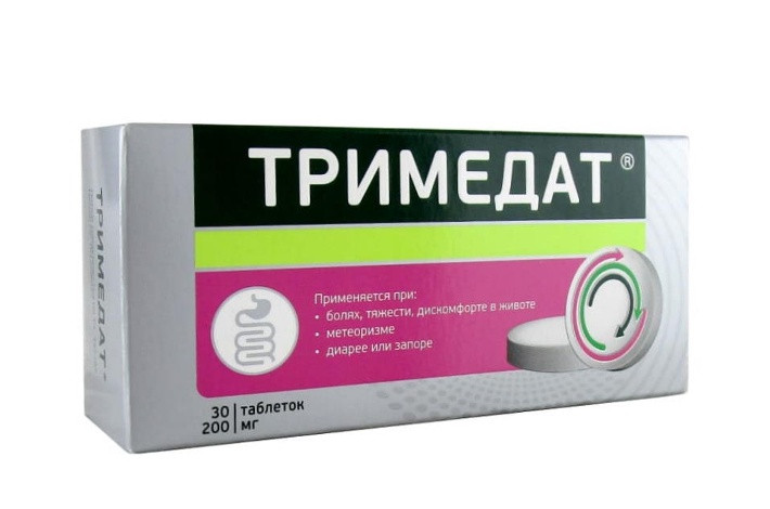 Тримедат применяется при болях в животе, метеоризме, диарее и запоре.