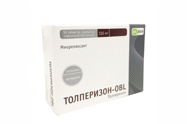 Толперизон - препарат, снимающий мышечные спазмы