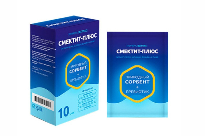 Минерал детокс Смектит плюс - БАД, являющаяся сорбентом
