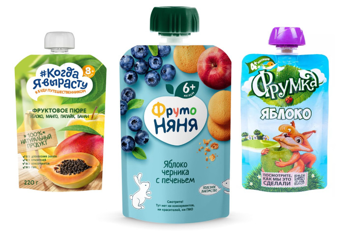 На полках все чаще вы встретите паучи — мягкие пластиковые упаковки.