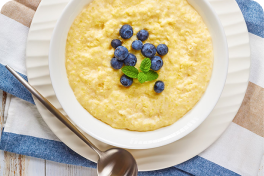 Яблочно-морковная пшённая каша