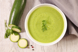 Детский суп-пюре из кабачков