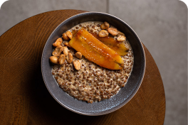 Гречневая каша на шоколадном молоке