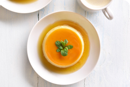 Творожная запеканка с апельсиновым слоем