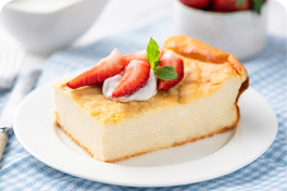 Творожная запеканка без муки и манки